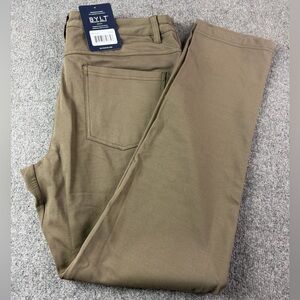 Bylt Premium Basics Every Day 2.0 Mens Chino Pants Size XL Brown